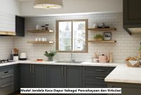 Model Jendela Kaca Dapur